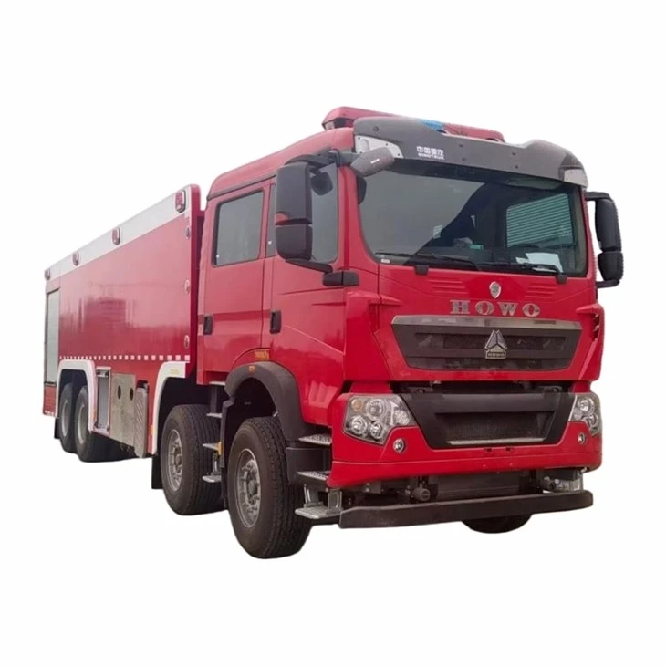HOWO 25 Ton Water Tank Fire Truck